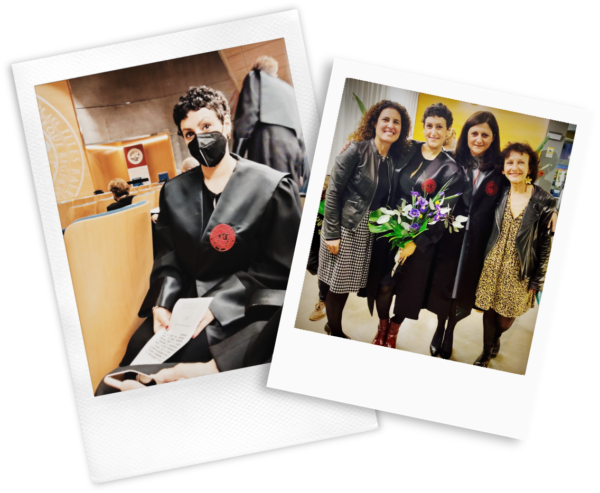 Momentos profesionales de Vanesa Alou en su trayectoria como abogada